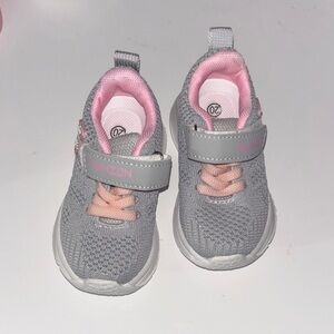 Kids Shoes - Gray and Pink